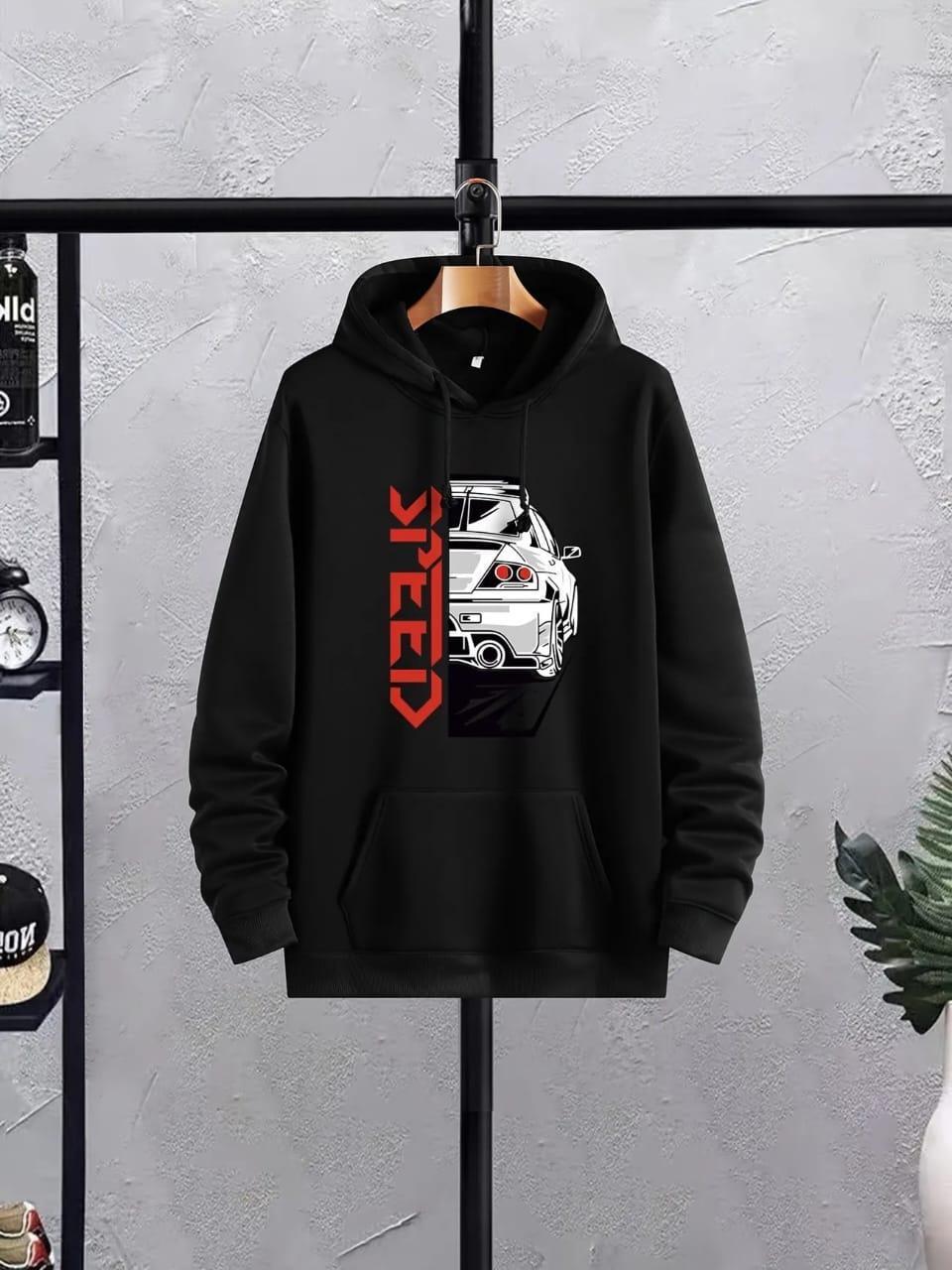 Men’s printed Fleece Hoodie Track suit 2 pcs set