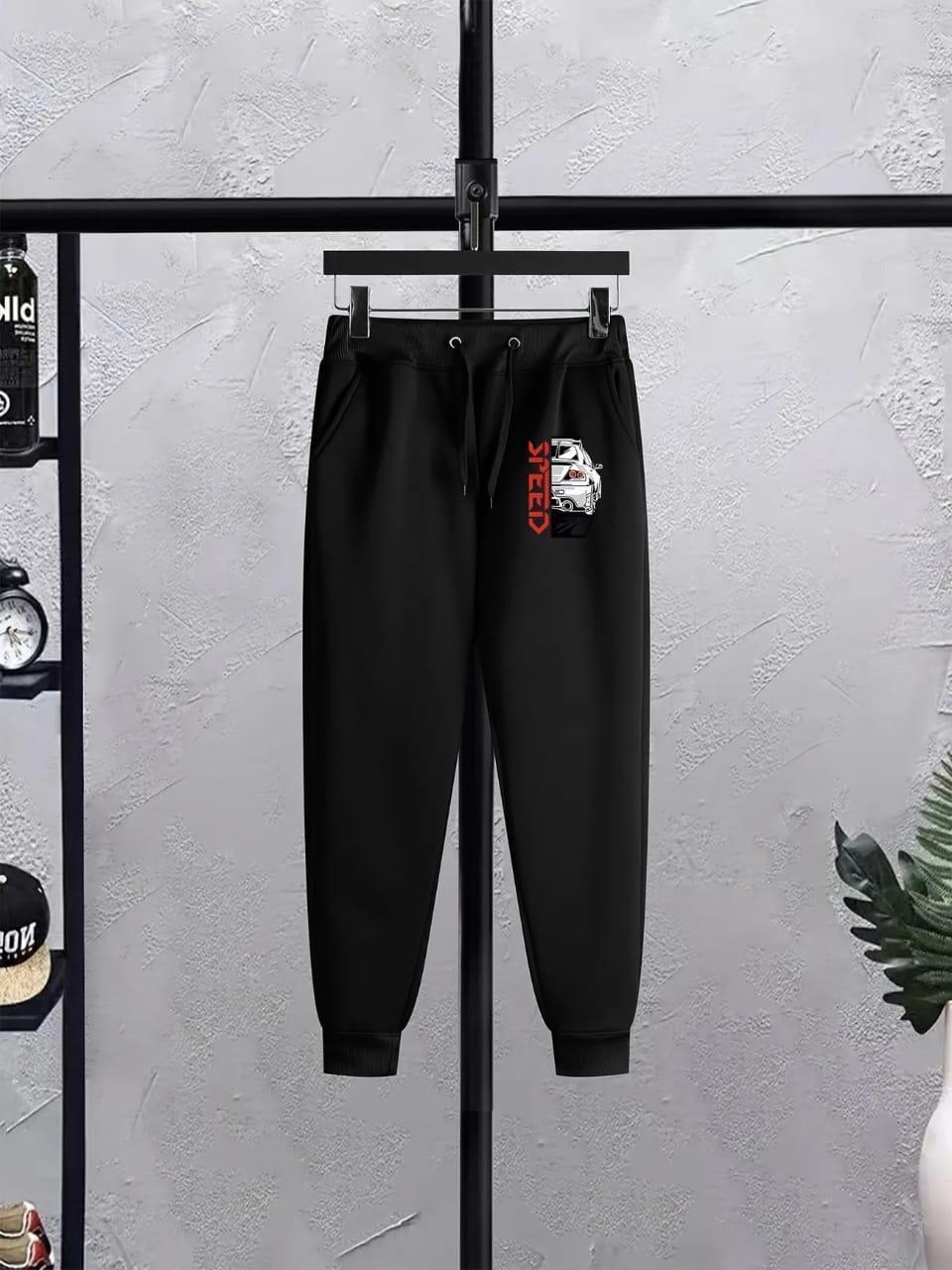 Men’s printed Fleece Hoodie Track suit 2 pcs set